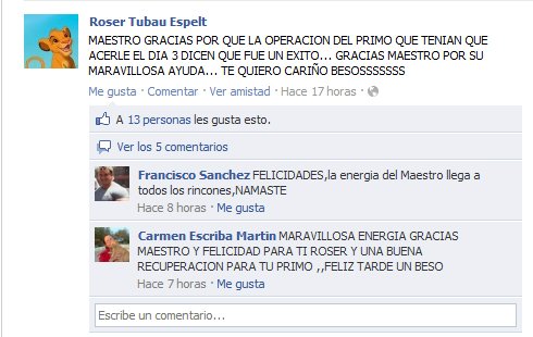 Testimonio de Roser Tubau bueno