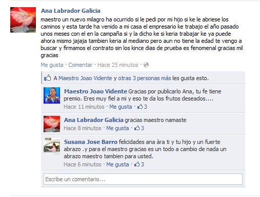 milagros Maestro Joao milagros Maestro Joao