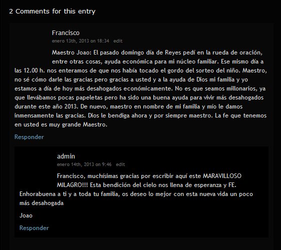 Maravilloso testimonio de la rueda de oración