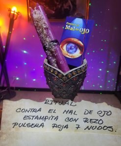 RITUAL CONTRA EL MAL DE OJO - con pulsera roja 7 nudos - ENVIO INCLUIDO.