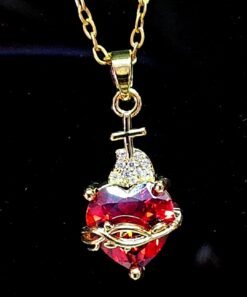 COLGANTE SAGRADO CORAZON DE ESPINAS. -ENVIO INCLUIDO.